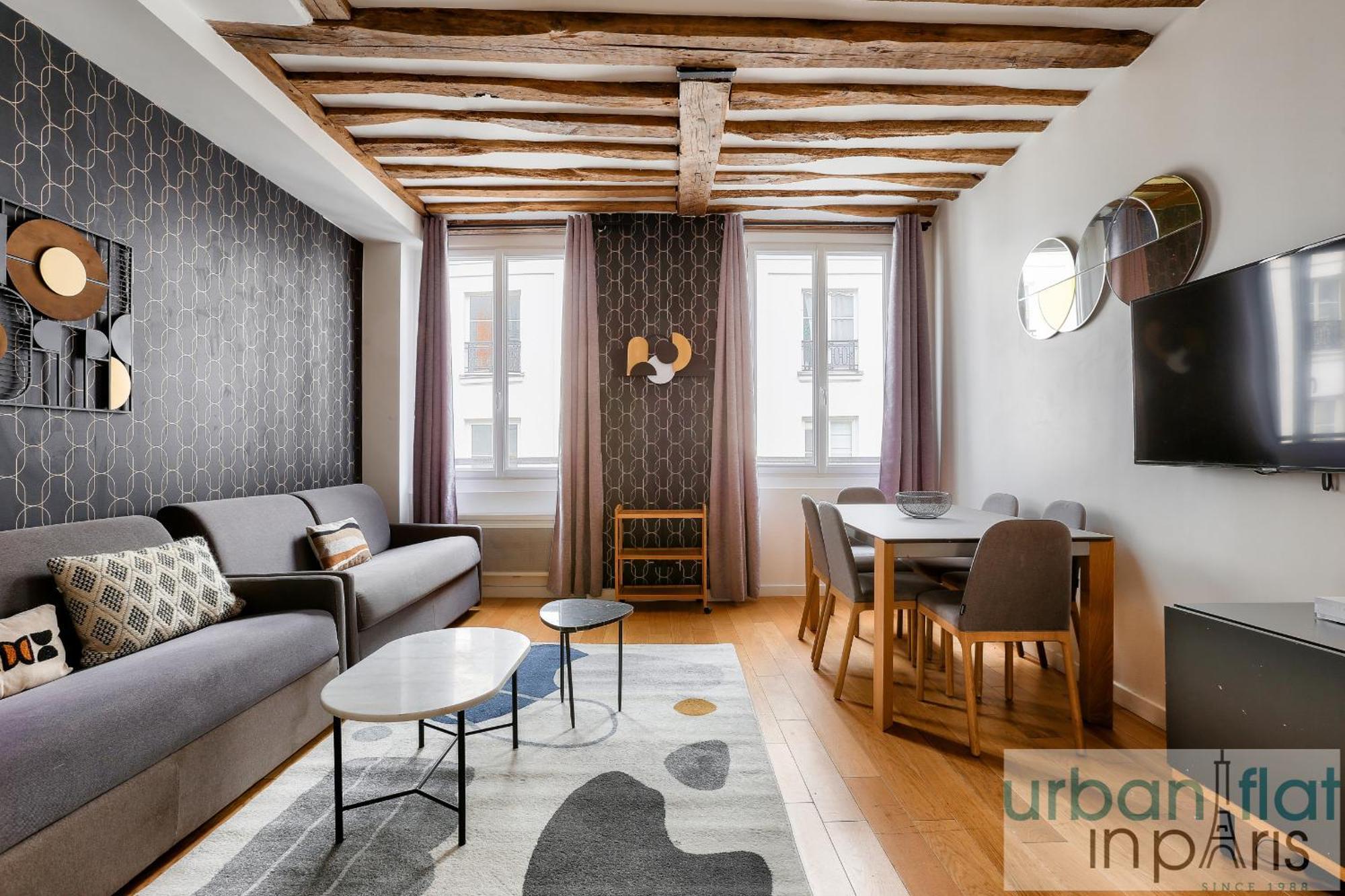 Urbanflat 96 - Joli Parisien Quartier Montorgueil Apartment *