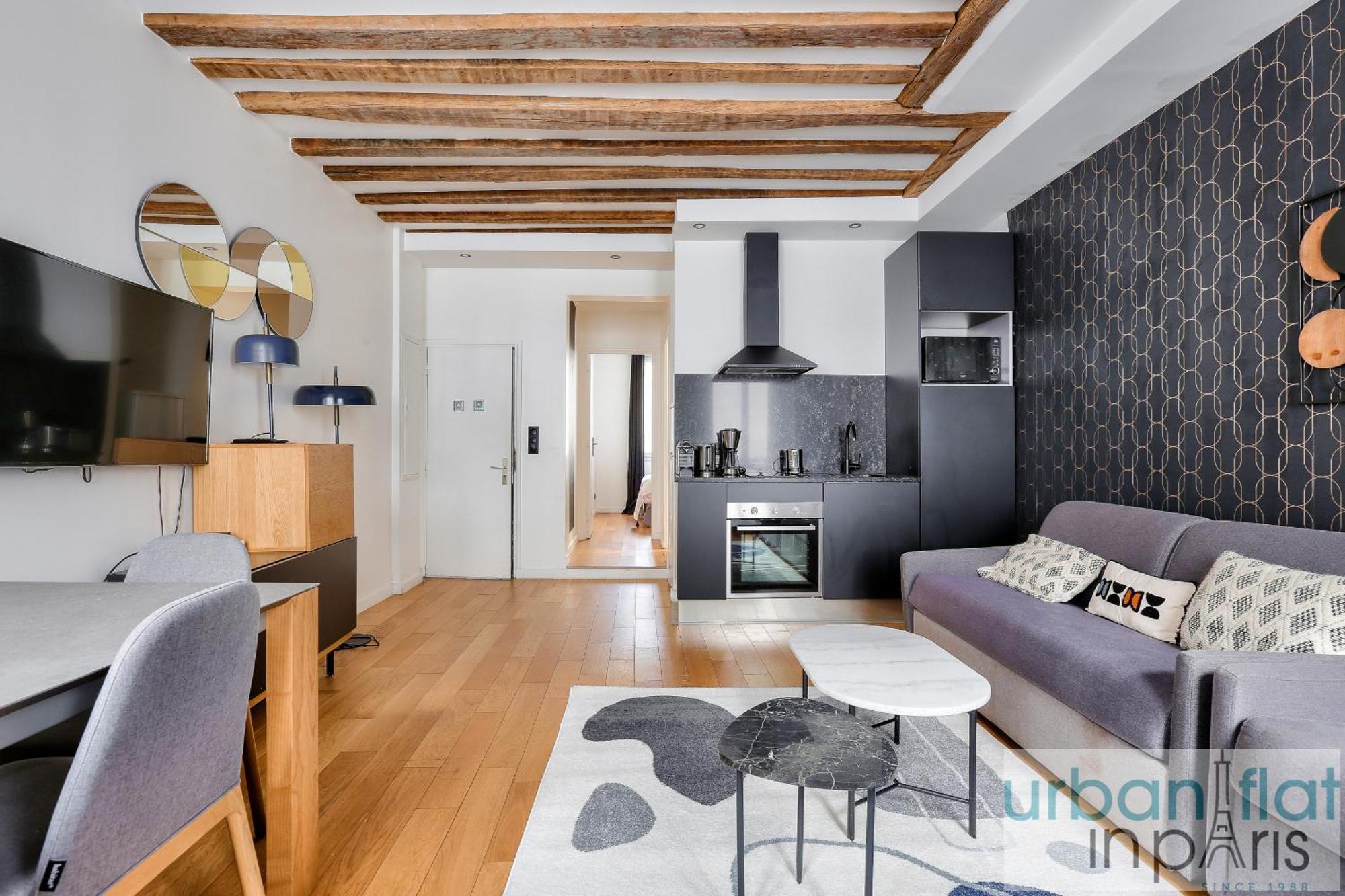 Urbanflat 96 - Joli Parisien Quartier Montorgueil Apartment