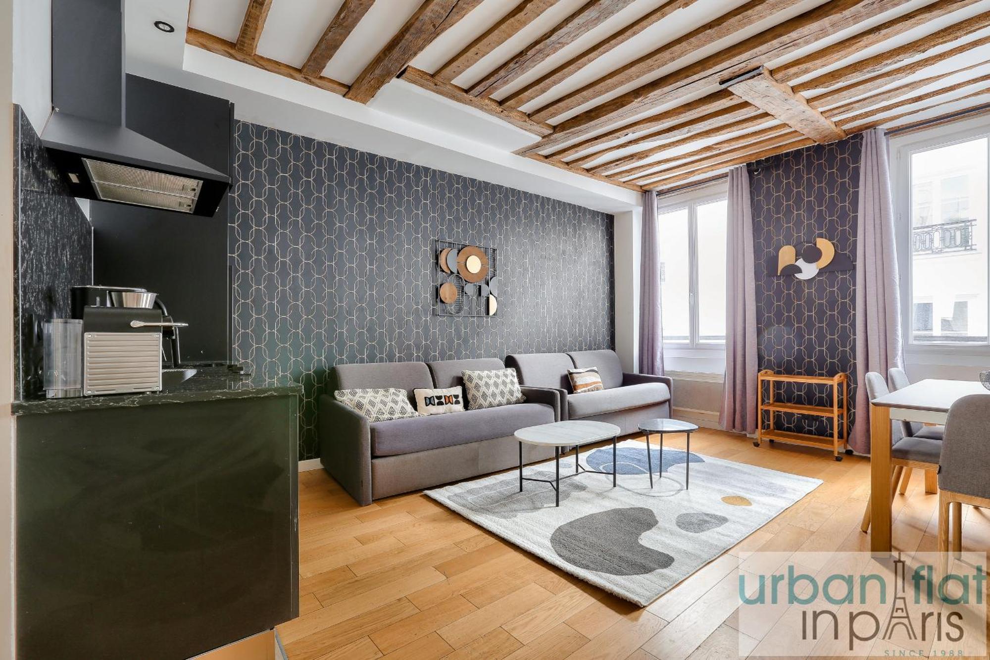 Urbanflat 96 - Joli Parisien Quartier Montorgueil Apartment