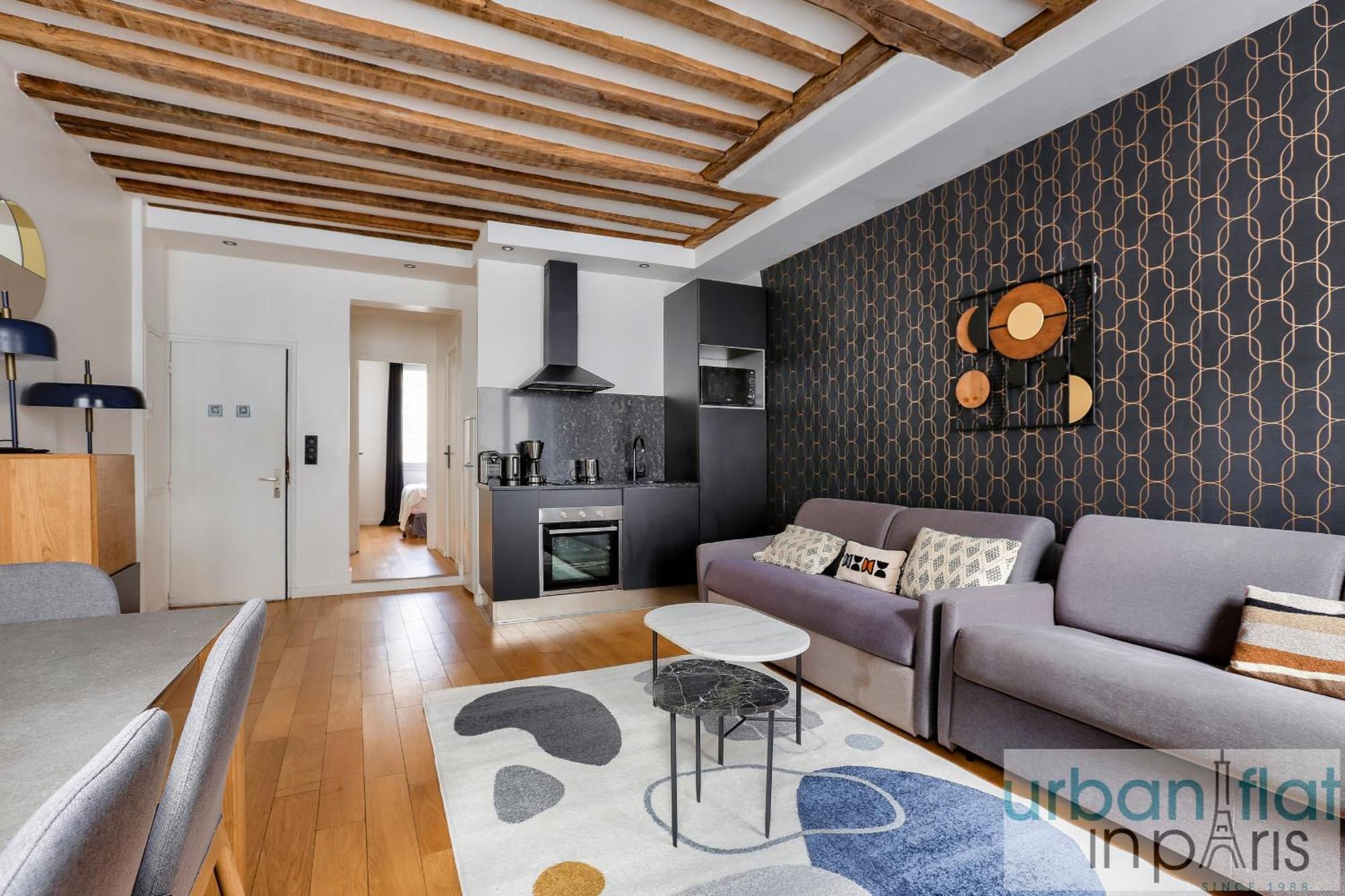 Apartment Urbanflat 96 - Joli Parisien Quartier Montorgueil Paris